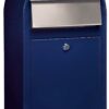 Bobi Grande S (slim) wandbrievenbus staal - donkerblauw | Bobi
