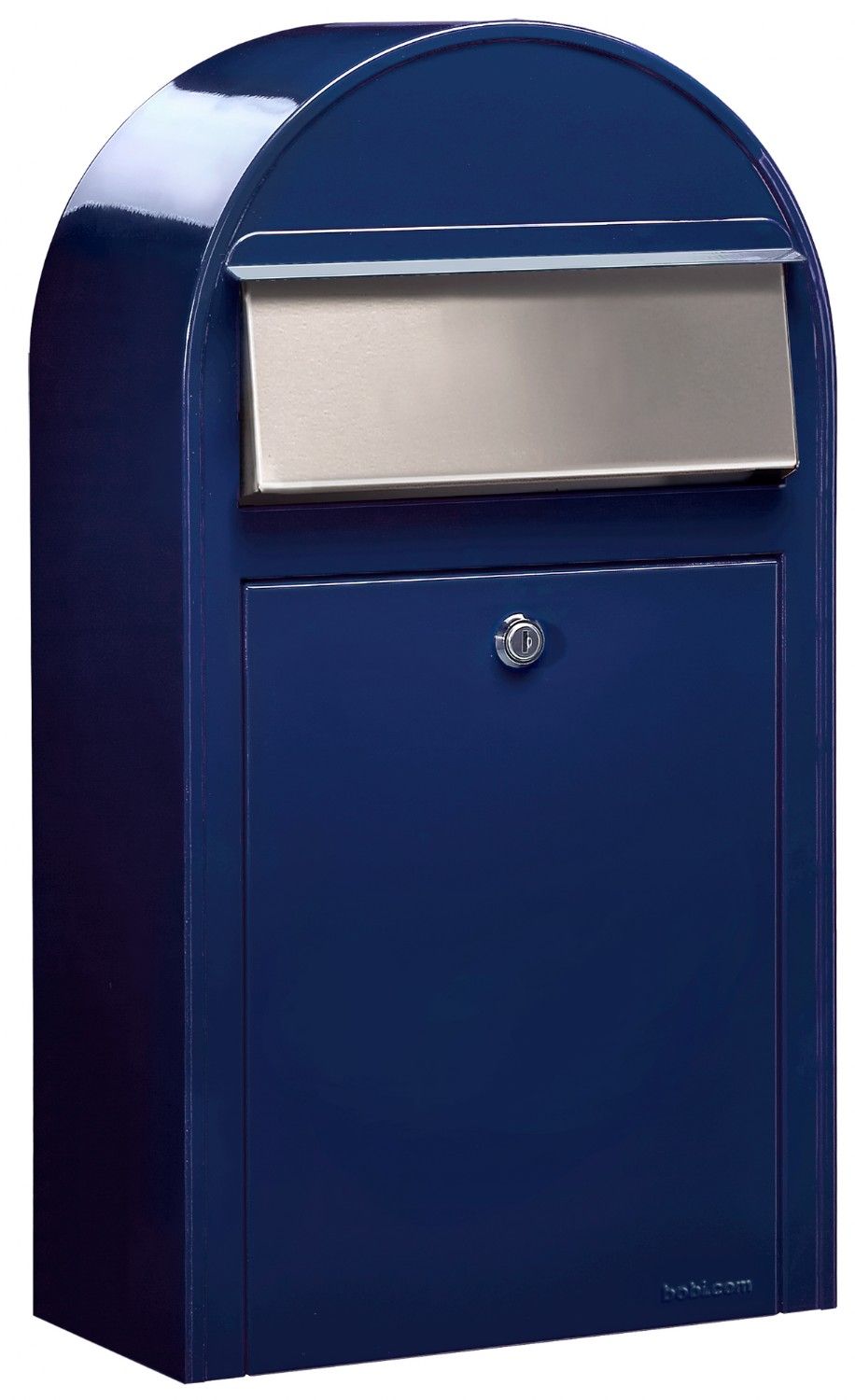 Bobi Grande S (slim) wandbrievenbus staal - donkerblauw | Bobi