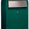 Bobi Grande S (slim) wandbrievenbus staal - donkergroen | Bobi