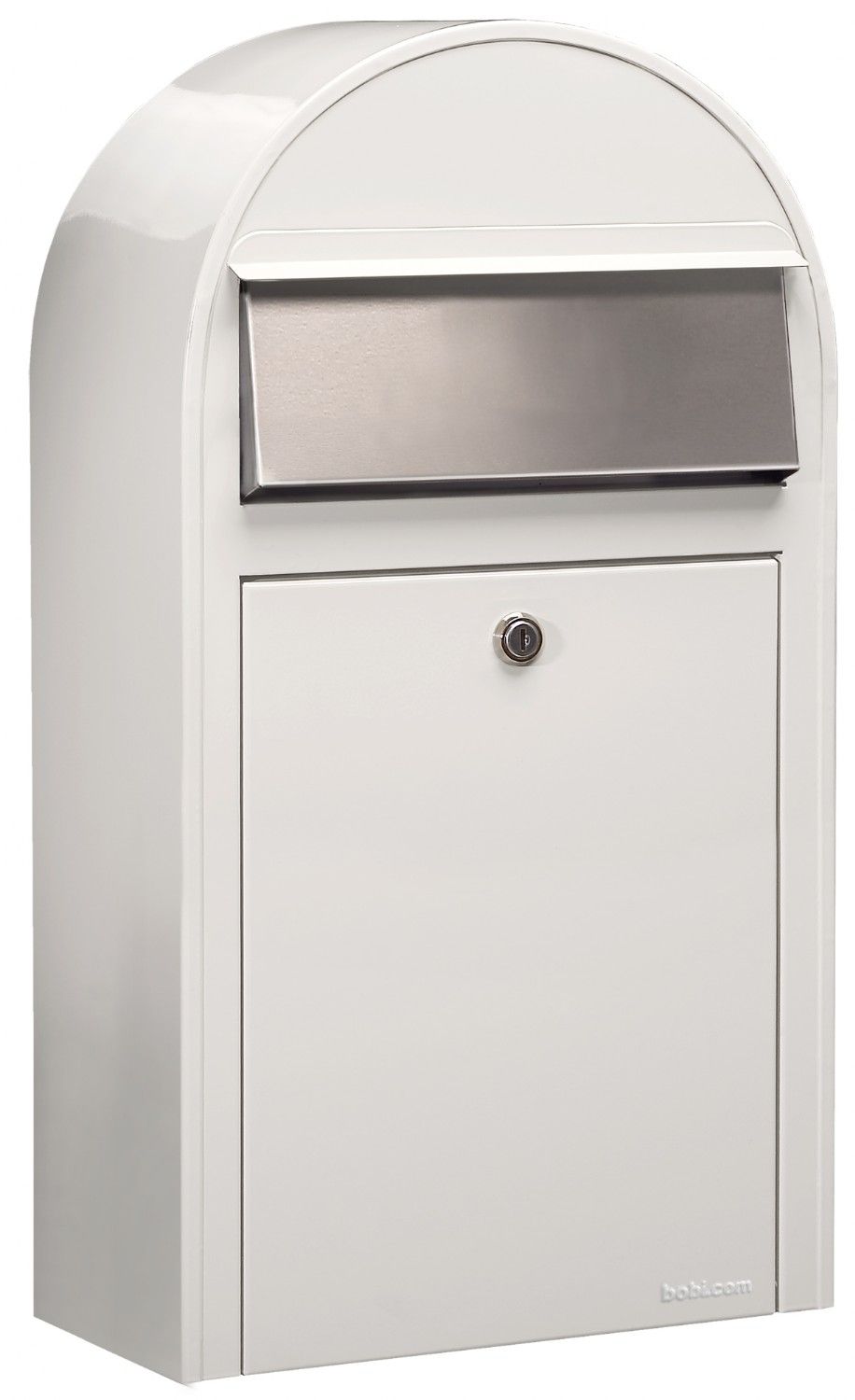 Bobi Grande S (slim) wandbrievenbus staal - wit | Bobi