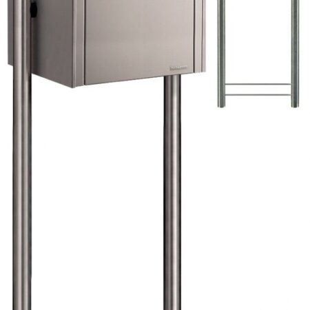 Bobi Grande brievenbus en Round statief - RVS | Bobi