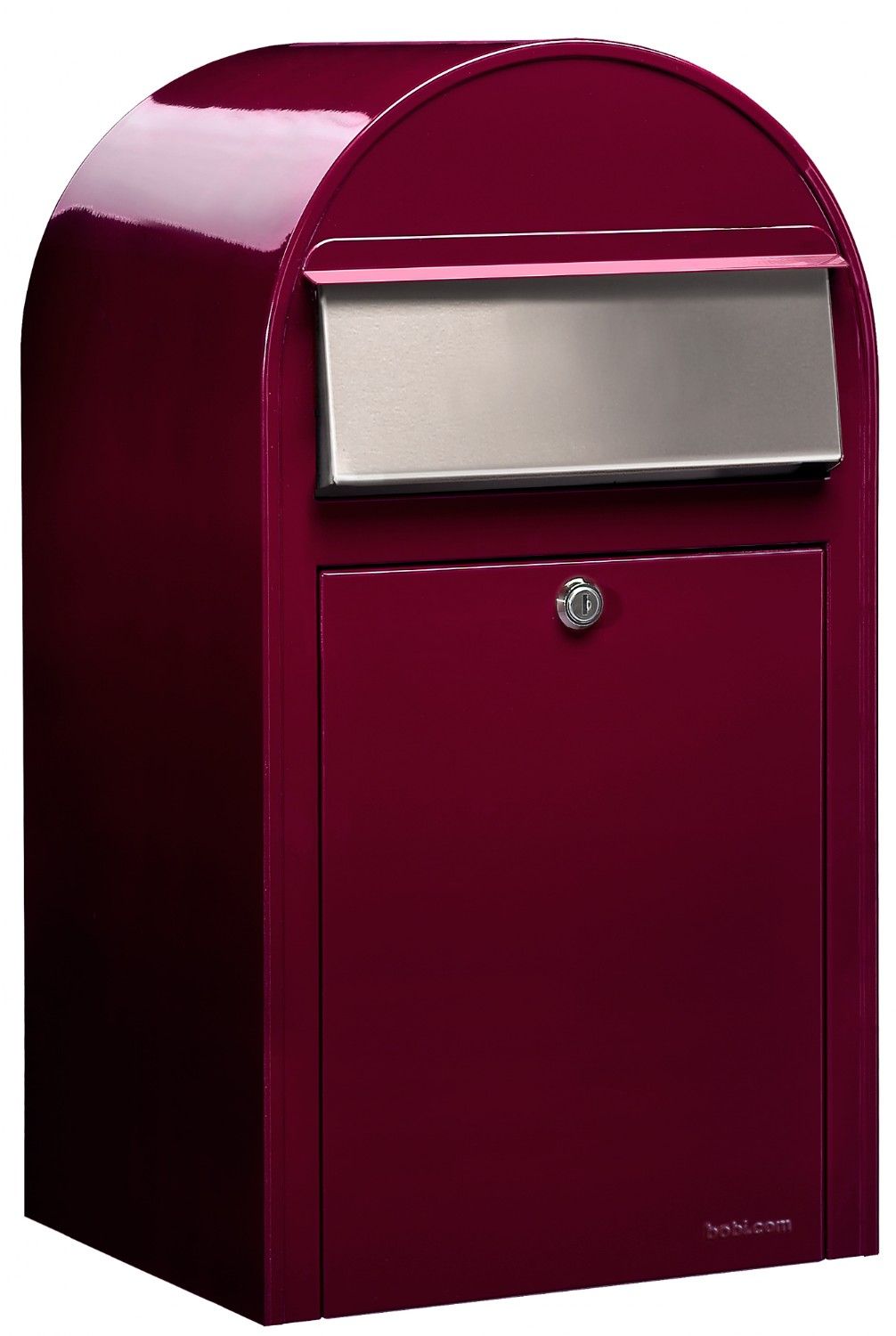 Bobi Grande wandbrievenbus staal - bordeauxrood | Bobi