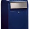 Bobi Grande wandbrievenbus staal - donkerblauw | Bobi