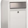 Bobi Grande wandbrievenbus staal - wit | Bobi