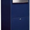 Bobi Jumbo wandbrievenbus staal - donkerblauw | Bobi