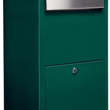 Bobi Jumbo wandbrievenbus staal - donkergroen | Bobi
