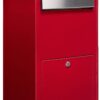 Bobi Jumbo wandbrievenbus staal - helderrood | Bobi