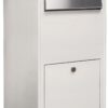 Bobi Jumbo wandbrievenbus staal - wit | Bobi