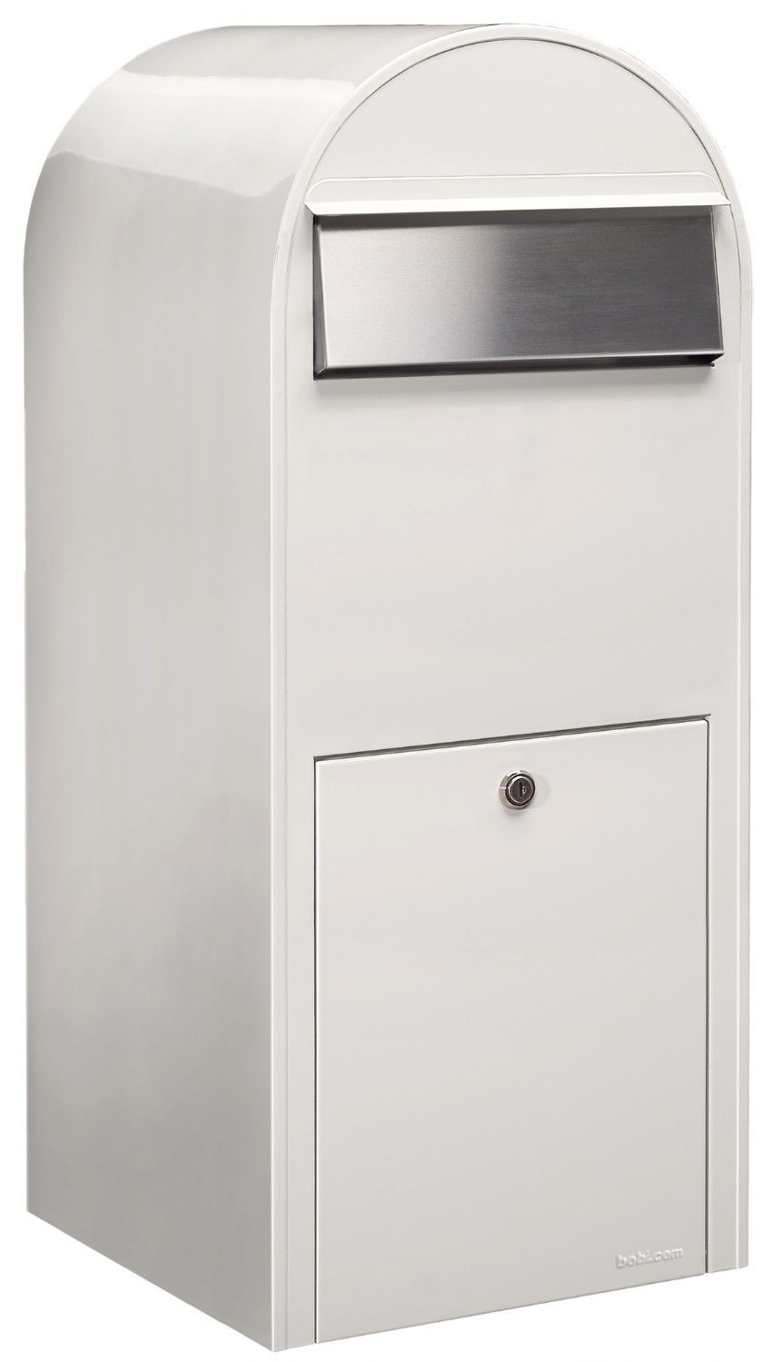 Bobi Jumbo wandbrievenbus staal - wit | Bobi