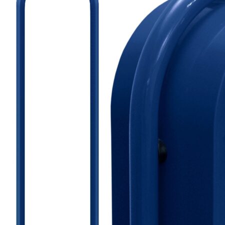 Bobi Round brievenbus statief staal - donkerblauw | Bobi