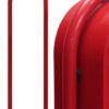 Bobi Round brievenbus statief staal - helderrood | Bobi