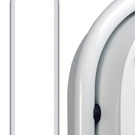Bobi Round brievenbus statief staal - wit | Bobi