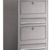 Bobi Trio wandbrievenbus - RVS | Bobi