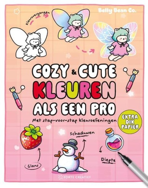 Boek Cozy & Cute Kleuren Als Een Pro |