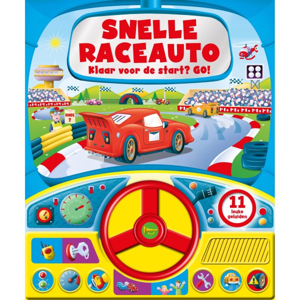 Boek Geluidenboek Snelle Raceauto |
