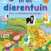Boek In De Dierentuin - Kleur- En Stickerboek Met Woordjes (3-5 jaar) | Deltas