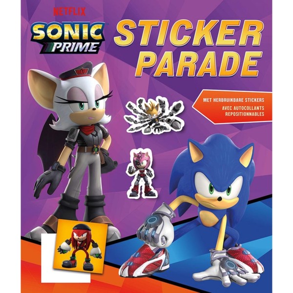 Boek Sonic Prime Sticker Parade | Deltas