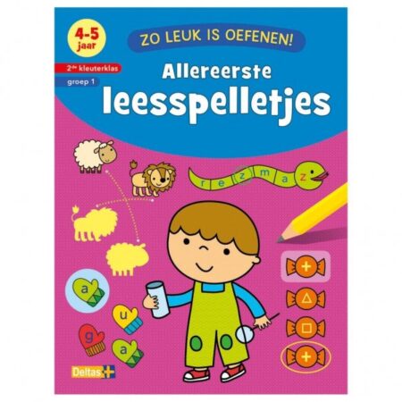 Boek Zo Leuk Is Oefenen Leesspelletjes (4-5 Jaar) | Deltas