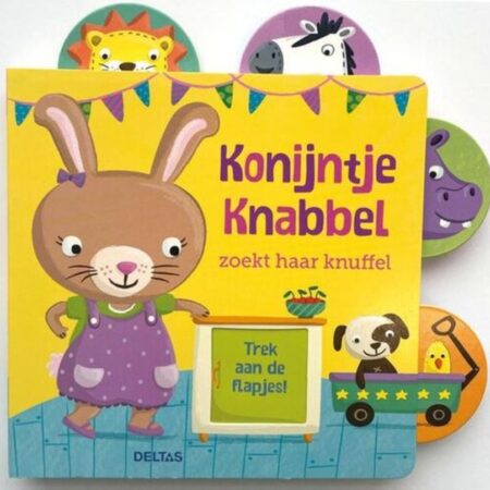 Boekje Konijntje Knabbel Zoekt Haar Knuffel | Deltas