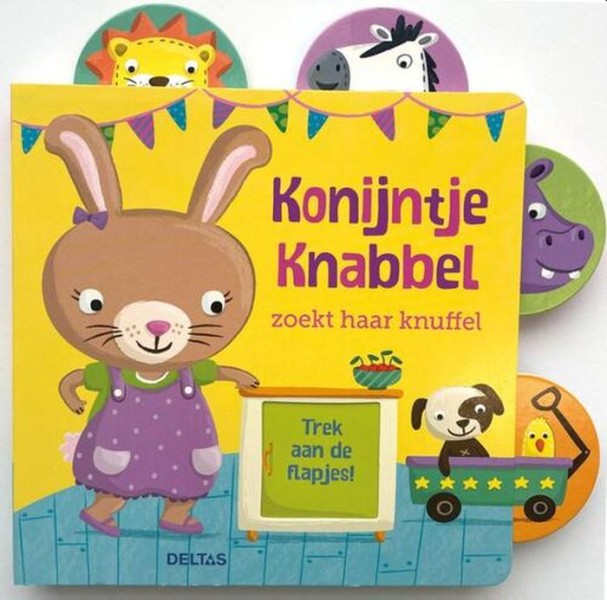 Boekje Konijntje Knabbel Zoekt Haar Knuffel | Deltas