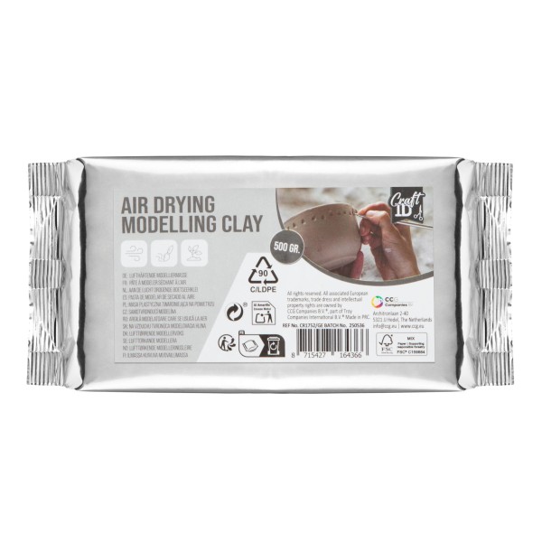 Boetseerklei 1/2 Kilo Wit |