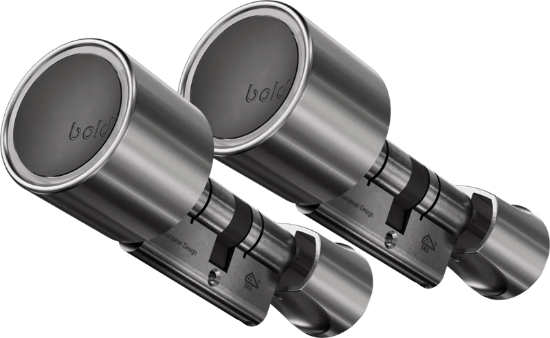 Bold Elite Smart Lock SX45 Zilver Duo Pack