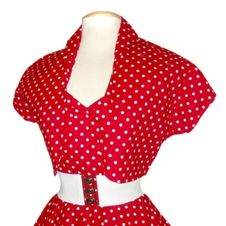 Bolero Dots Red -XL | 36% korting | Vivien of Holloway