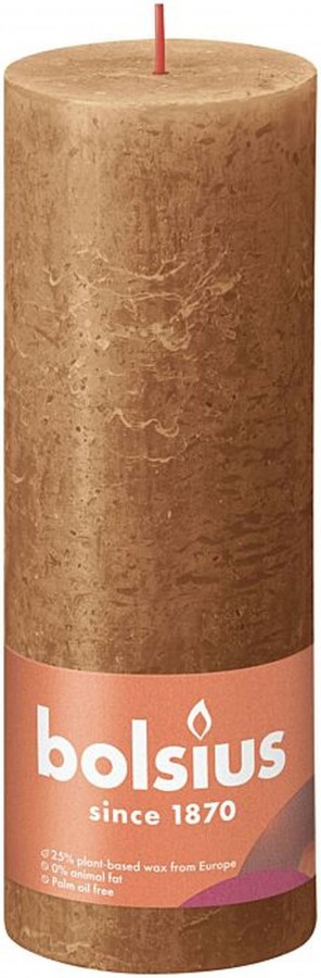 Bolsius Kaars 190x68mm Spicy Bruin | Bolsius