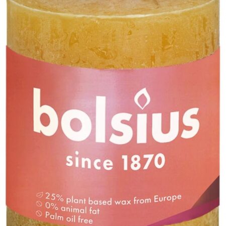 Bolsius Kaars 80x68mm Honey Rustiek | Bolsius