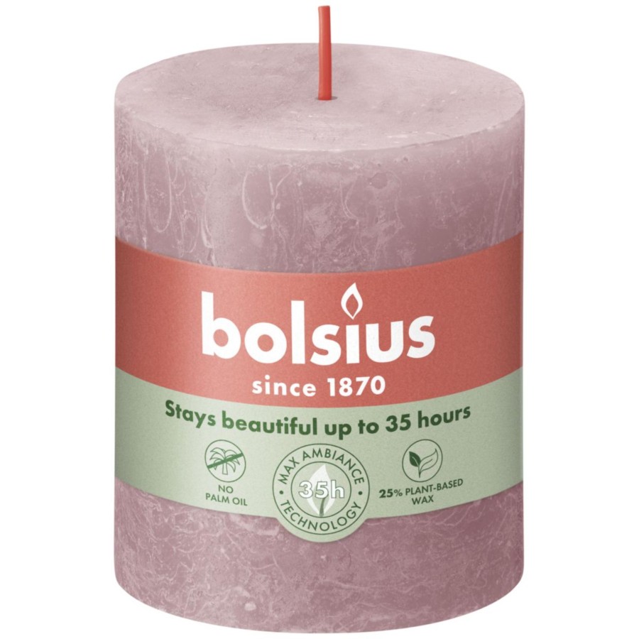 Bolsius Stompkaars Rustiek 8x6