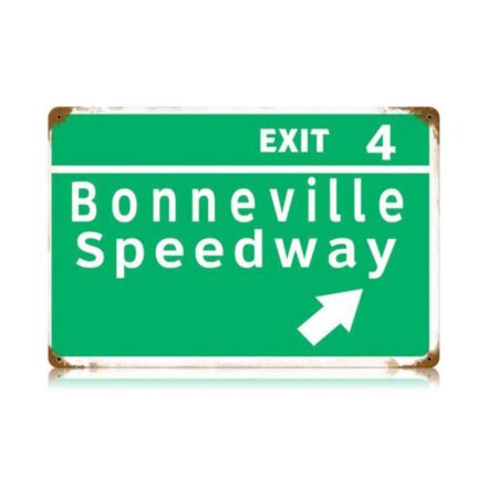 Bonneville Speedway Metalen Bord | Fiftiesstore