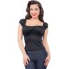 Bonnie Bumpkin Top Black-XXXXL | Rock Steady