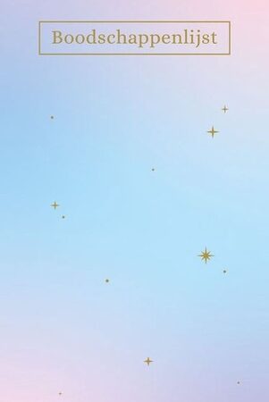 Boodschappenlijst - Pastel Galaxy |