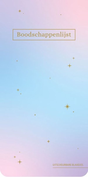 Boodschappenlijst - Pastel Galaxy |