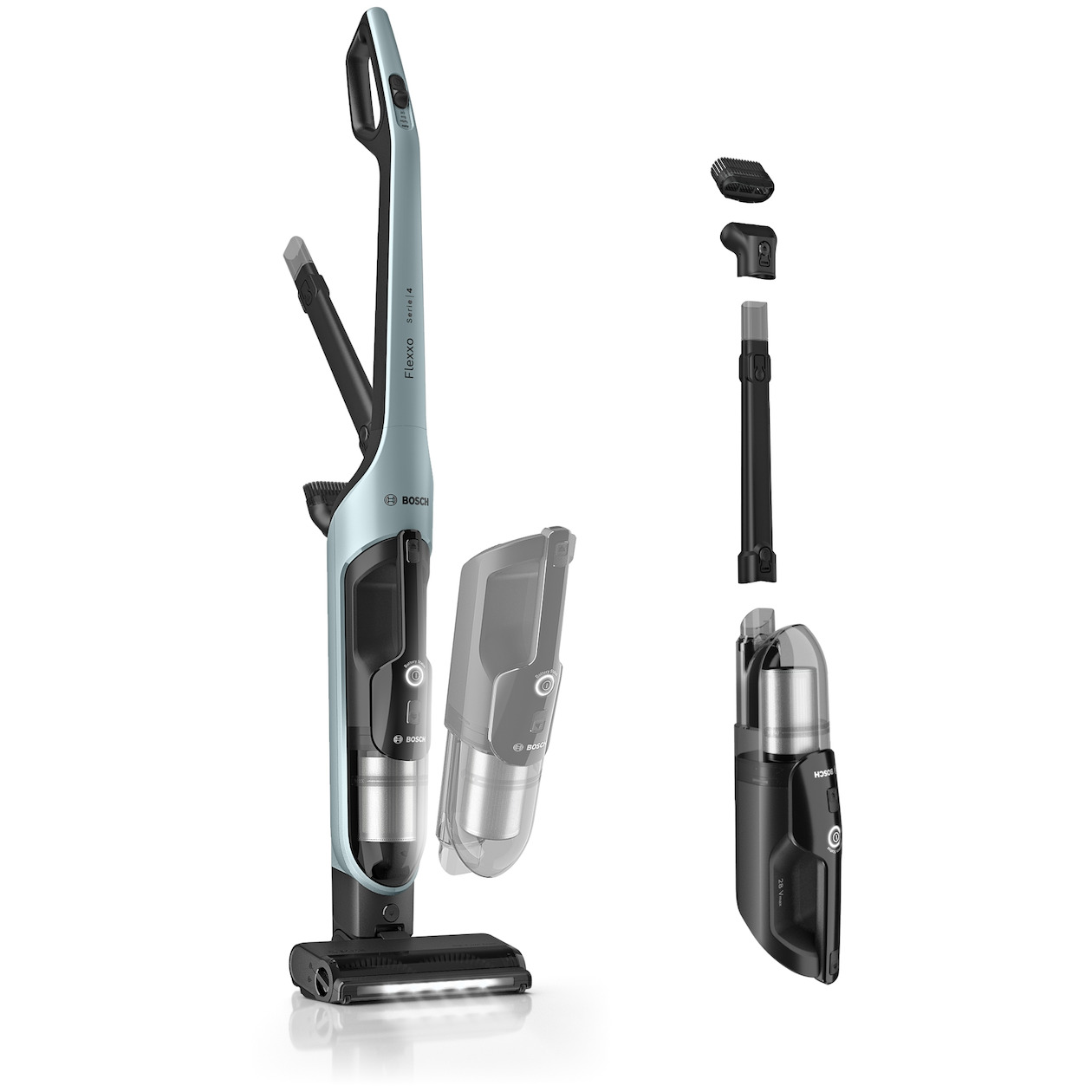 Bosch BCH4SM28 Steelstofzuiger zonder zak | Bosch