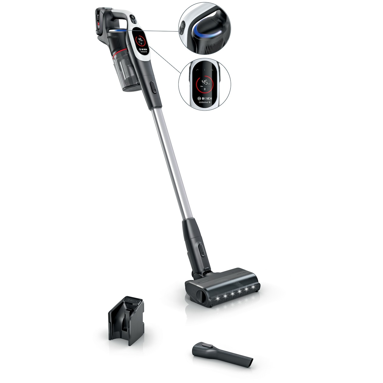 Bosch BCS931WBA Steelstofzuiger zonder zak Wit | Bosch