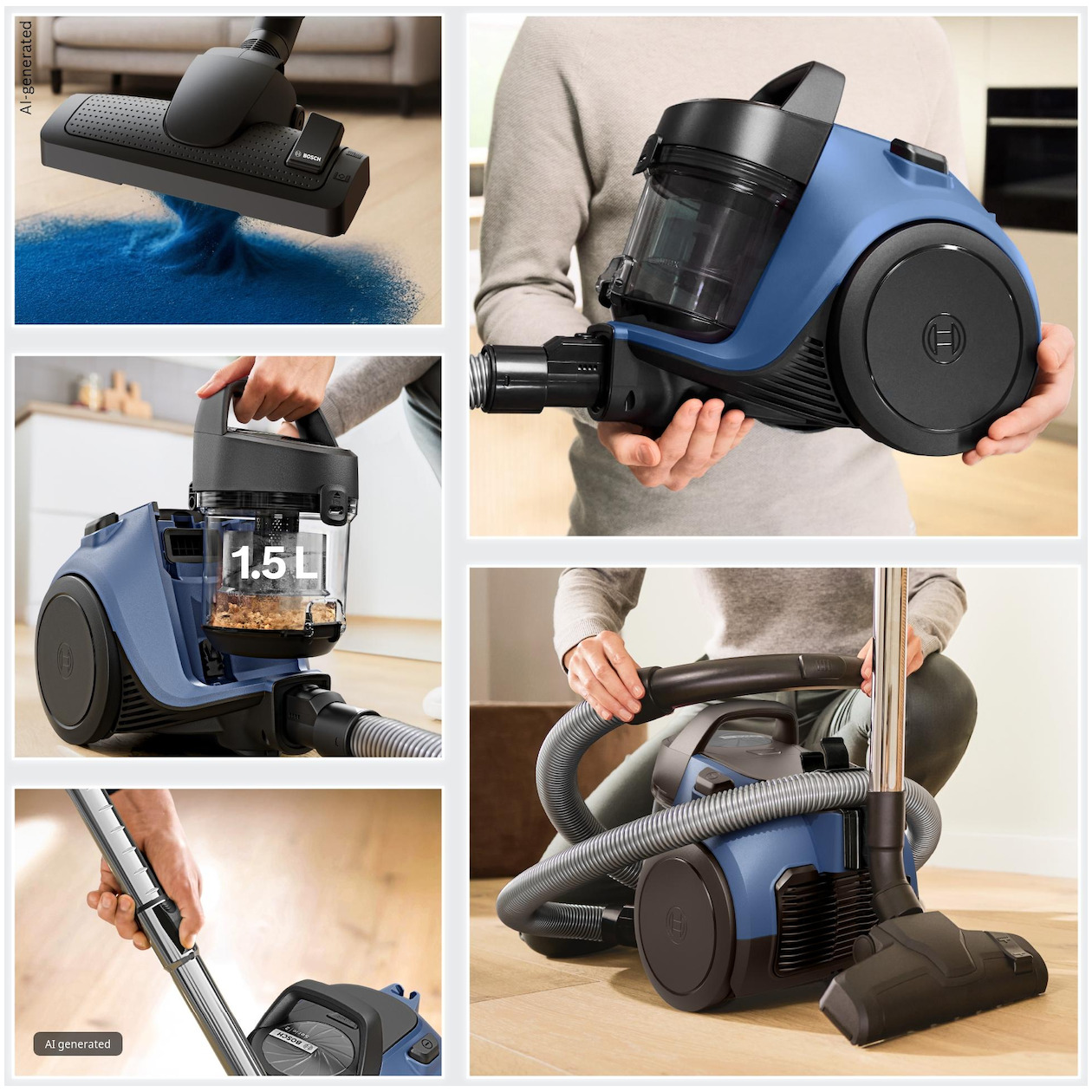 Bosch BGC05LBU2 Stofzuiger zonder zak | Bosch