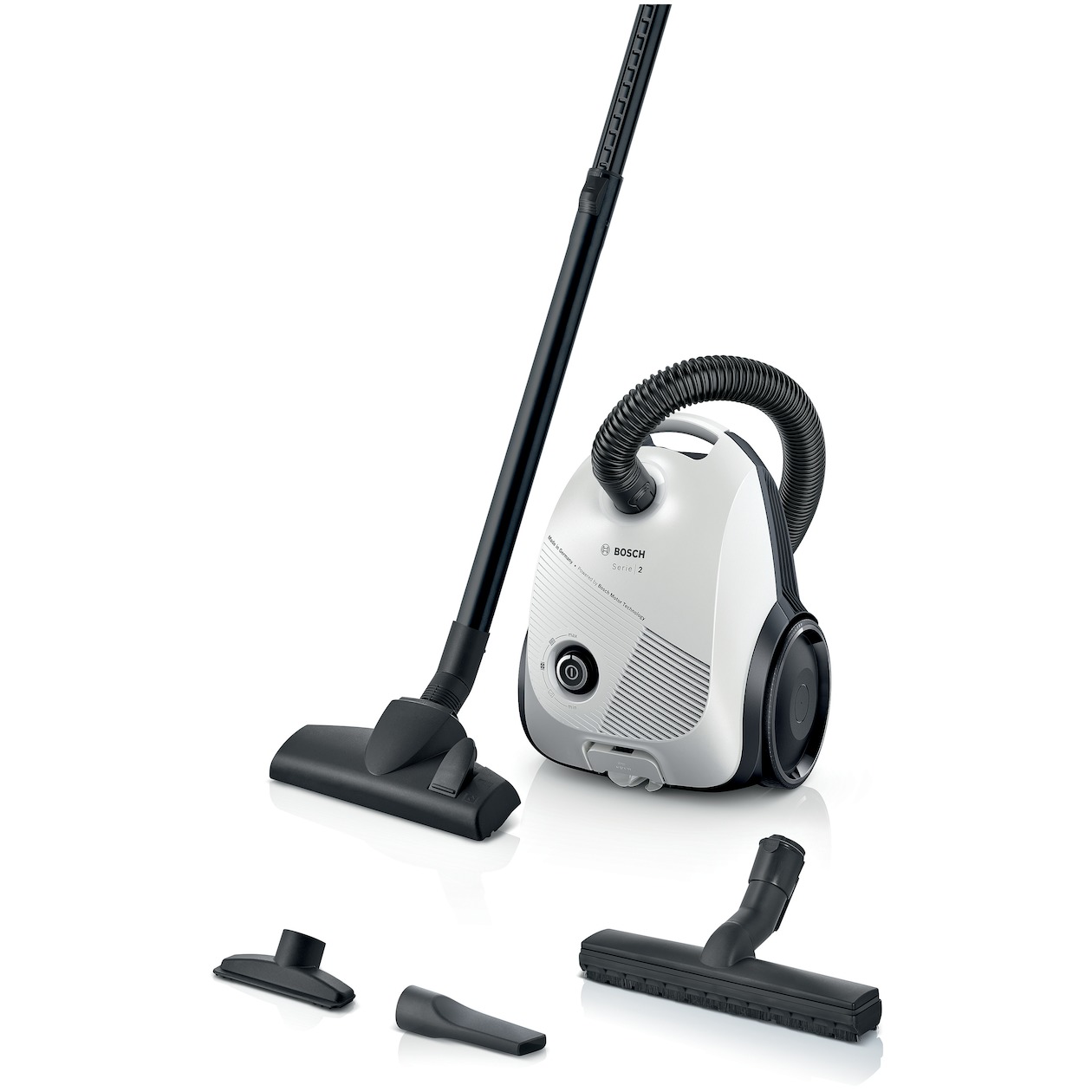 Bosch BGLS2WH1H Stofzuiger met zak Wit | Bosch