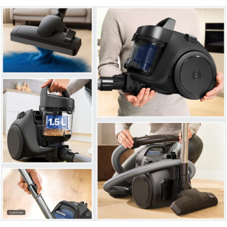 Bosch BGS05BA2HT Stofzuiger zonder zak Zwart | Bosch