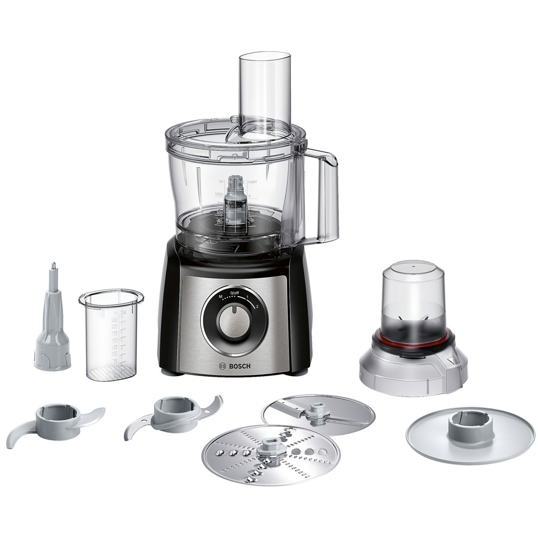 Bosch MCM3401M Foodprocessor Zwart | Bosch