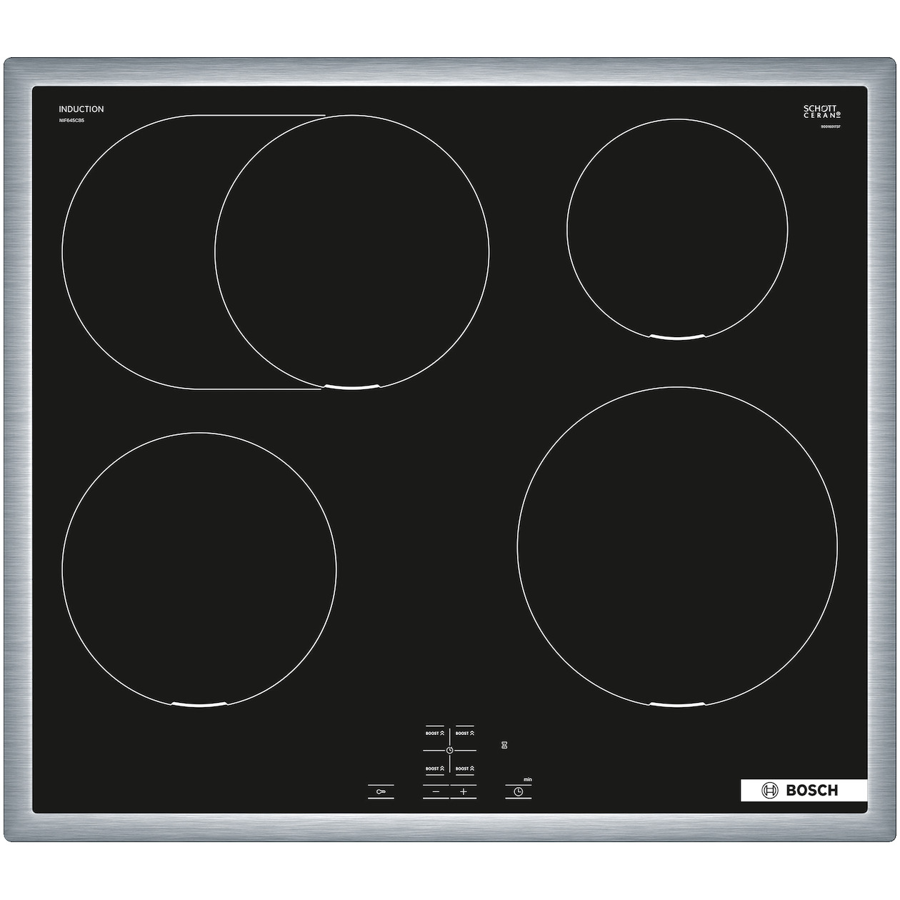 Bosch NIF645CB5E Inductie kookplaat Zwart | Bosch