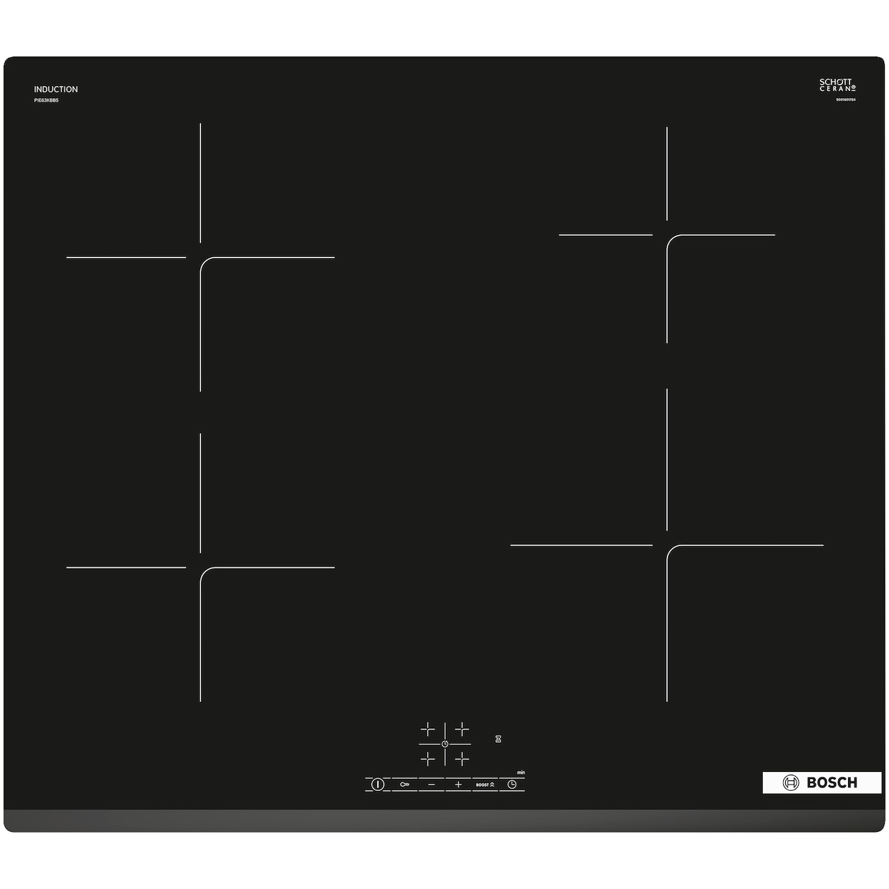 Bosch PIE63KBB5E Inductie kookplaat Zwart | Bosch