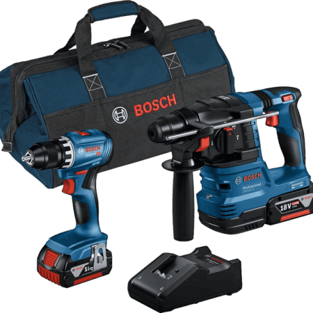 Bosch Professional GBH 18V-22 + GSR 18V-45 Combiset