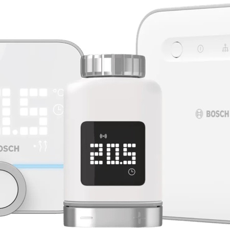 Bosch Slimme Radiatorknop + Slimme Kamerthermostaat + Smart Home Controller