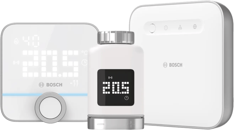 Bosch Slimme Radiatorknop + Slimme Kamerthermostaat + Smart Home Controller