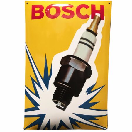 Bosch Spark Plug Bougies Emaille Bord 60 x 40 cm | Fiftiesstore
