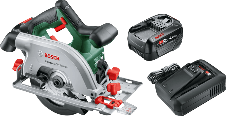 Bosch UniversalCirc 18V-53 + Bosch Starterset 18V 4