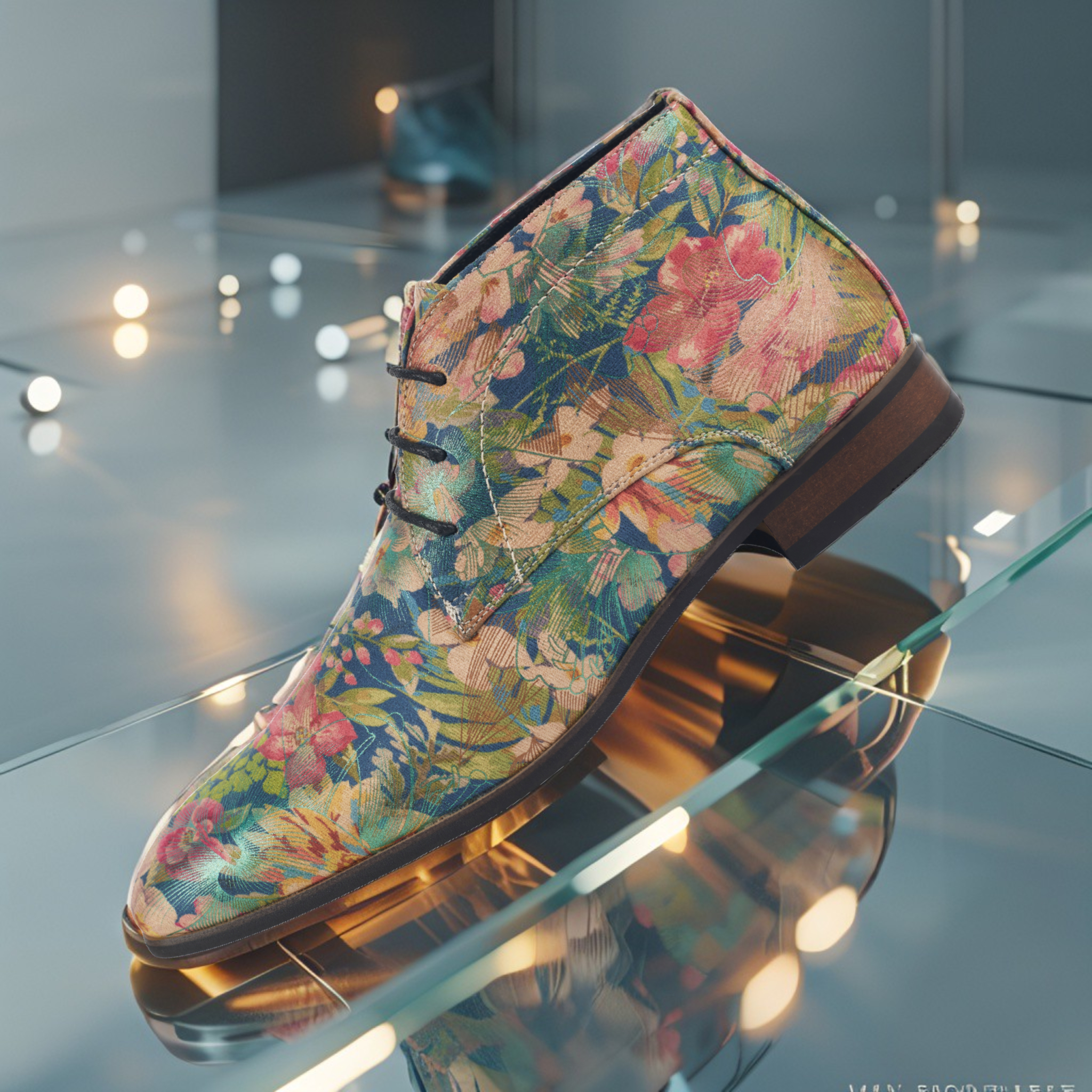 Botanical Dream High Lureaux - Handgemaakte Nette Schoenen Voor Heren | Lureaux
