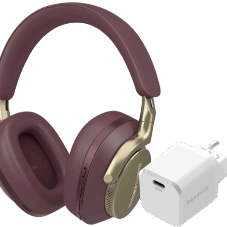 Bowers & Wilkins PX8 Rood + BlueBuilt Power Delivery Oplader met Usb C Poort 20W Wit