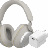 Bowers & Wilkins Px7 S2e Grijs + BlueBuilt Power Delivery Oplader met Usb C Poort 20W Wit